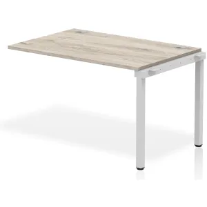 Impulse Single Row Bench Desk Extension Kit for One Extra Workstation