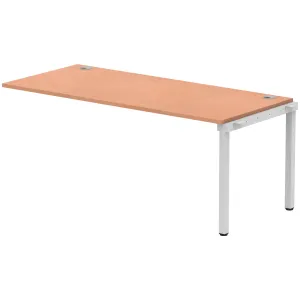 Impulse Single Row Bench Desk Extension Kit for One Extra Workstation
