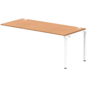 Impulse Single Row Bench Desk Extension Kit for One Extra Workstation