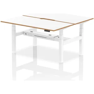 Oslo Air Back-to-Back Height Adjustable Bench Desk for 2, 4 or 6 People
