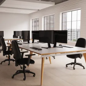 Oslo Back-to-Back Bench Desk Extension Kit