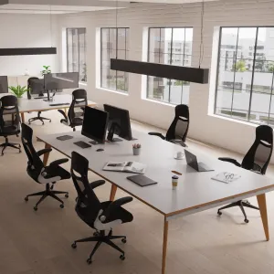 Oslo Back-to-Back Bench Desk Extension Kit