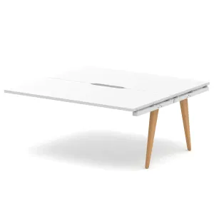 Oslo Back-to-Back Bench Desk Extension Kit for Two Workstations