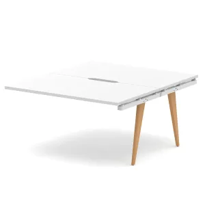 Oslo Back-to-Back Bench Desk Extension Kit for Two Workstations