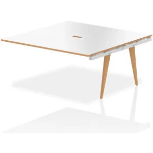 Oslo Back-to-Back Bench Desk Extension Kit for Two Workstations