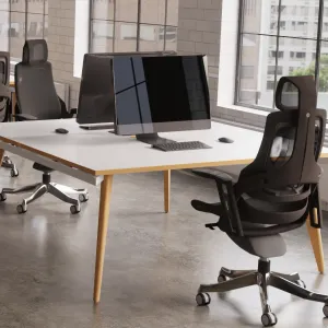 Oslo Back-to-Back Bench Desks and Workstations for 2, 4 or 6 People