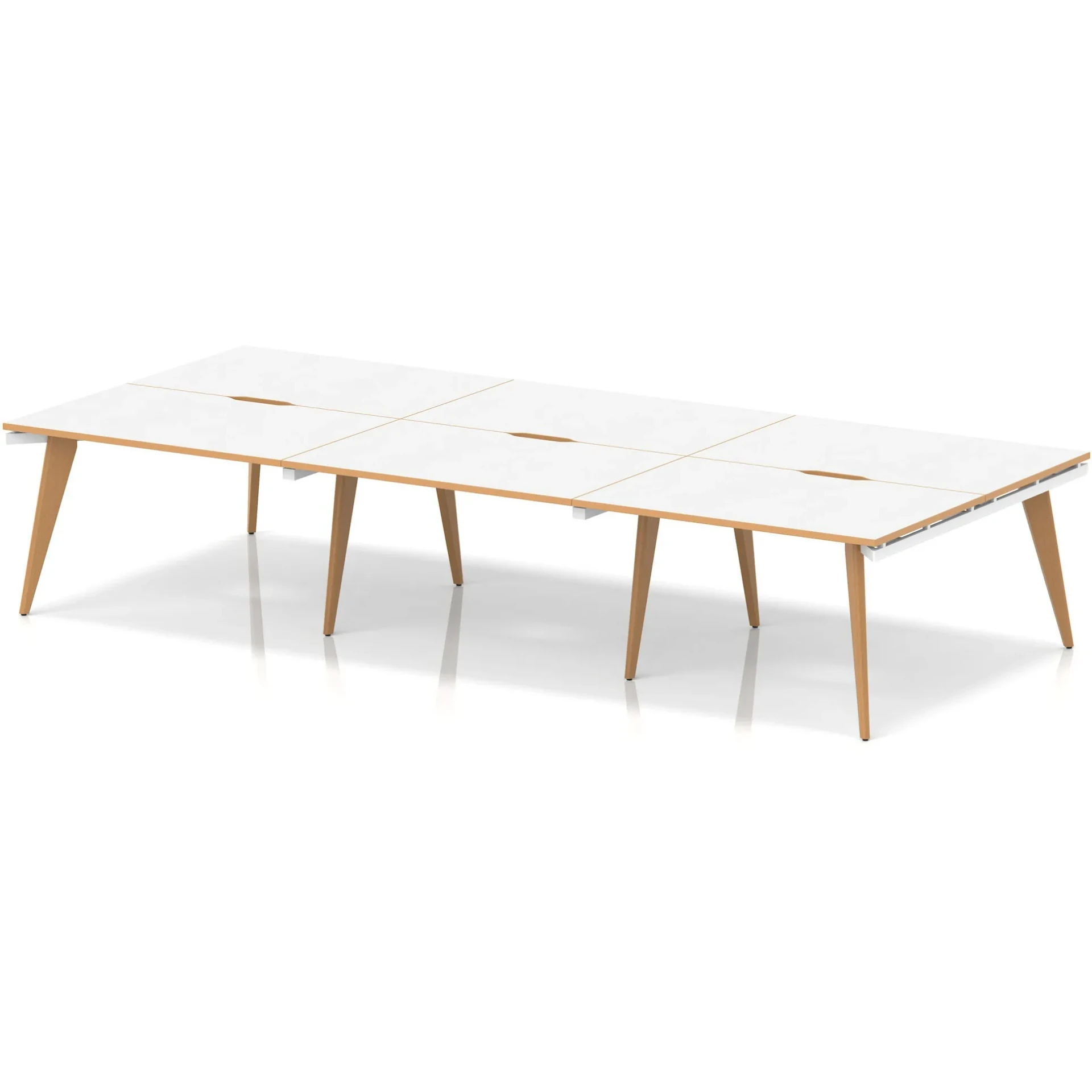 Oslo Back-to-Back Bench Desks and Workstations for 2, 4 or 6 People