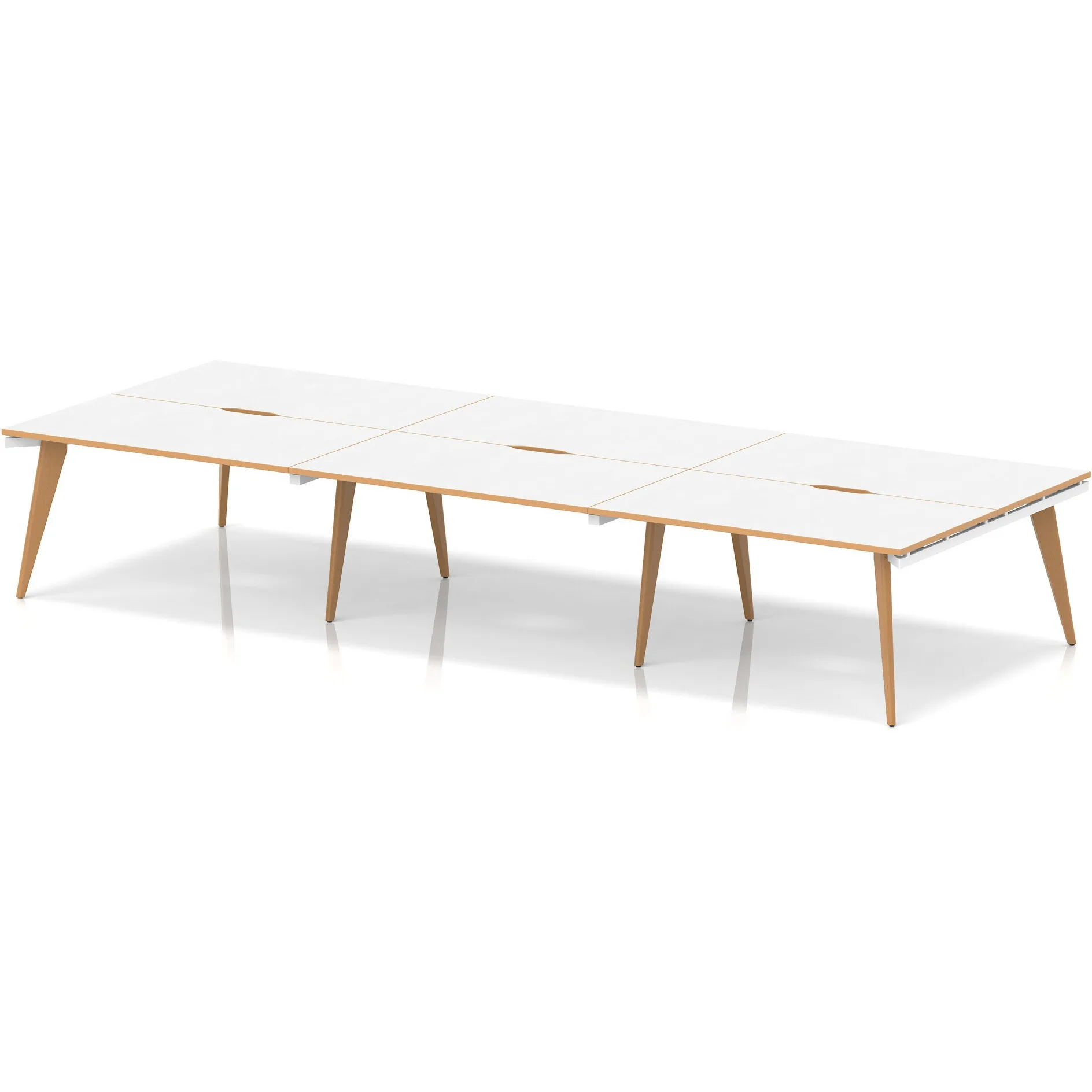 Oslo Back-to-Back Bench Desks and Workstations for 2, 4 or 6 People