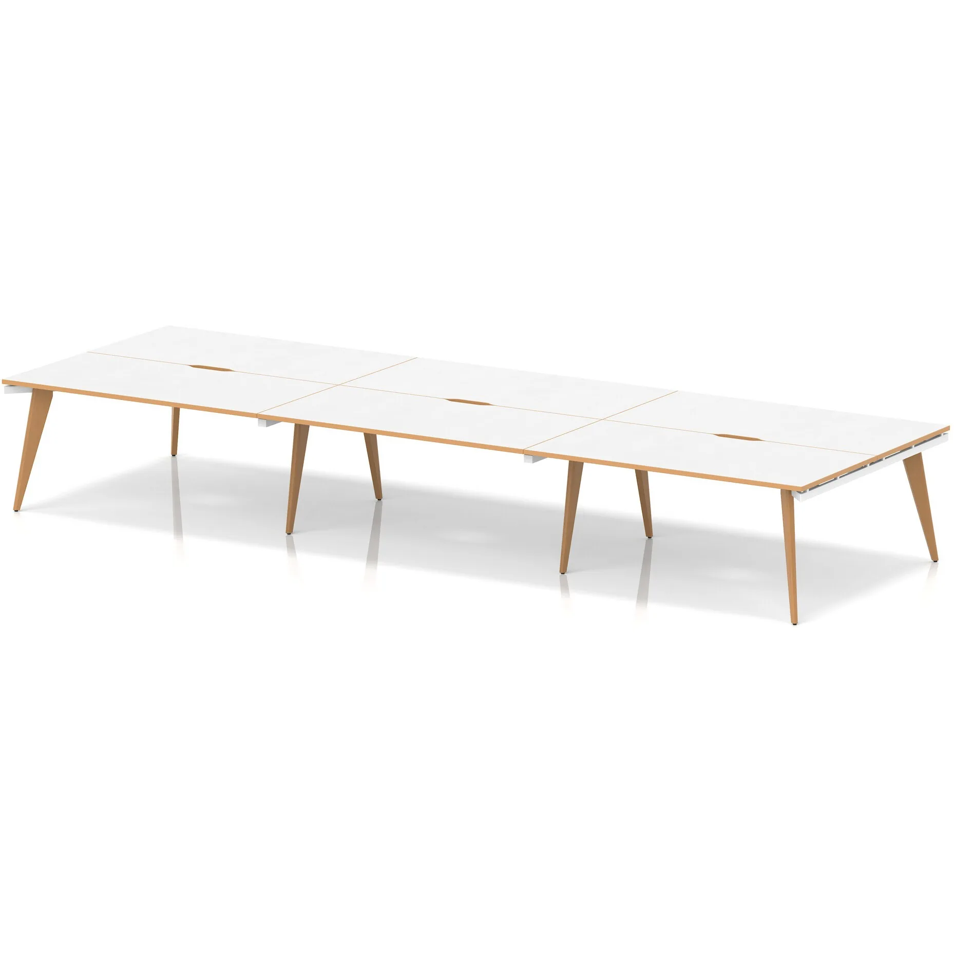 Oslo Back-to-Back Bench Desks and Workstations for 2, 4 or 6 People