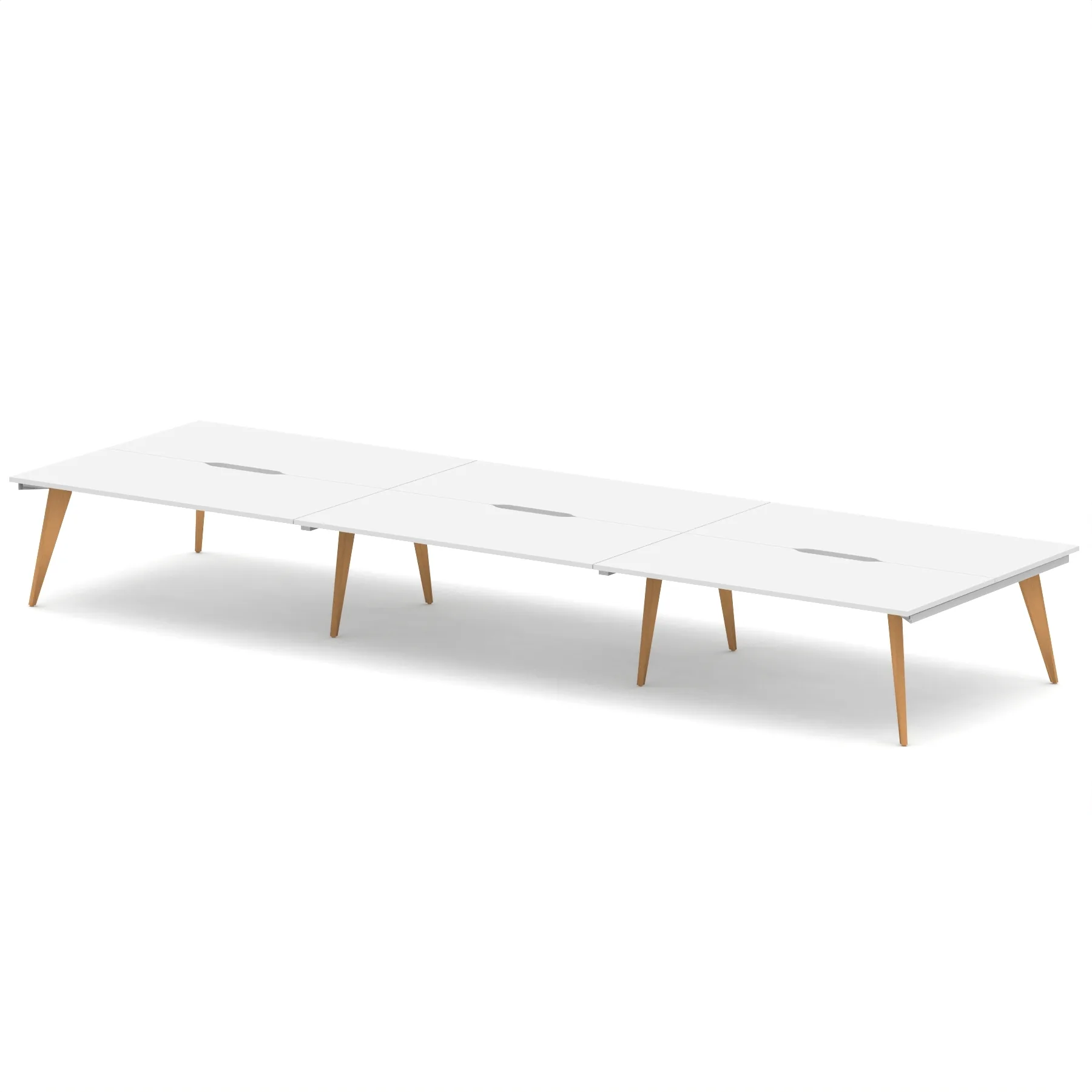Oslo Back-to-Back Bench Desks and Workstations for 2, 4 or 6 People