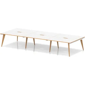 Oslo Back-to-Back Bench Desks and Workstations for 2, 4 or 6 People
