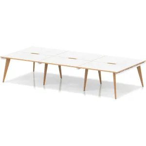 Oslo Back-to-Back Bench Desks and Workstations for 2, 4 or 6 People