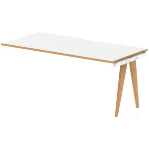 Oslo Single Row Bench Desk Extension Kit for One Extra Workstation