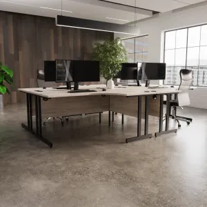 Impulse Crescent Desk Cantilever Leg