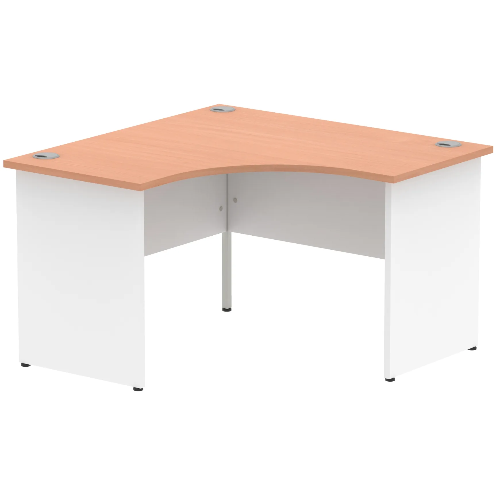 Impulse Panel End Crescent Corner Office Desk