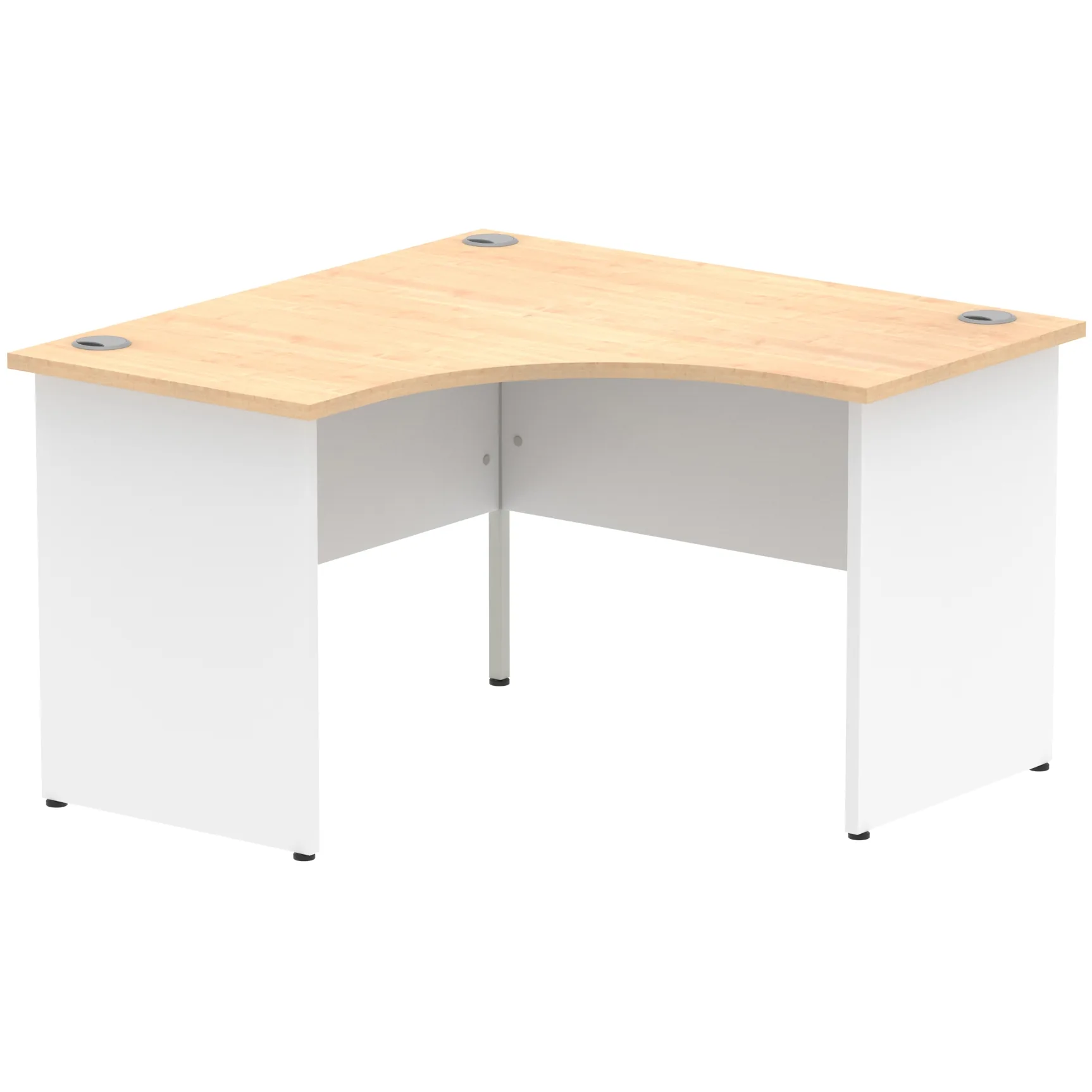 Impulse Panel End Crescent Corner Office Desk