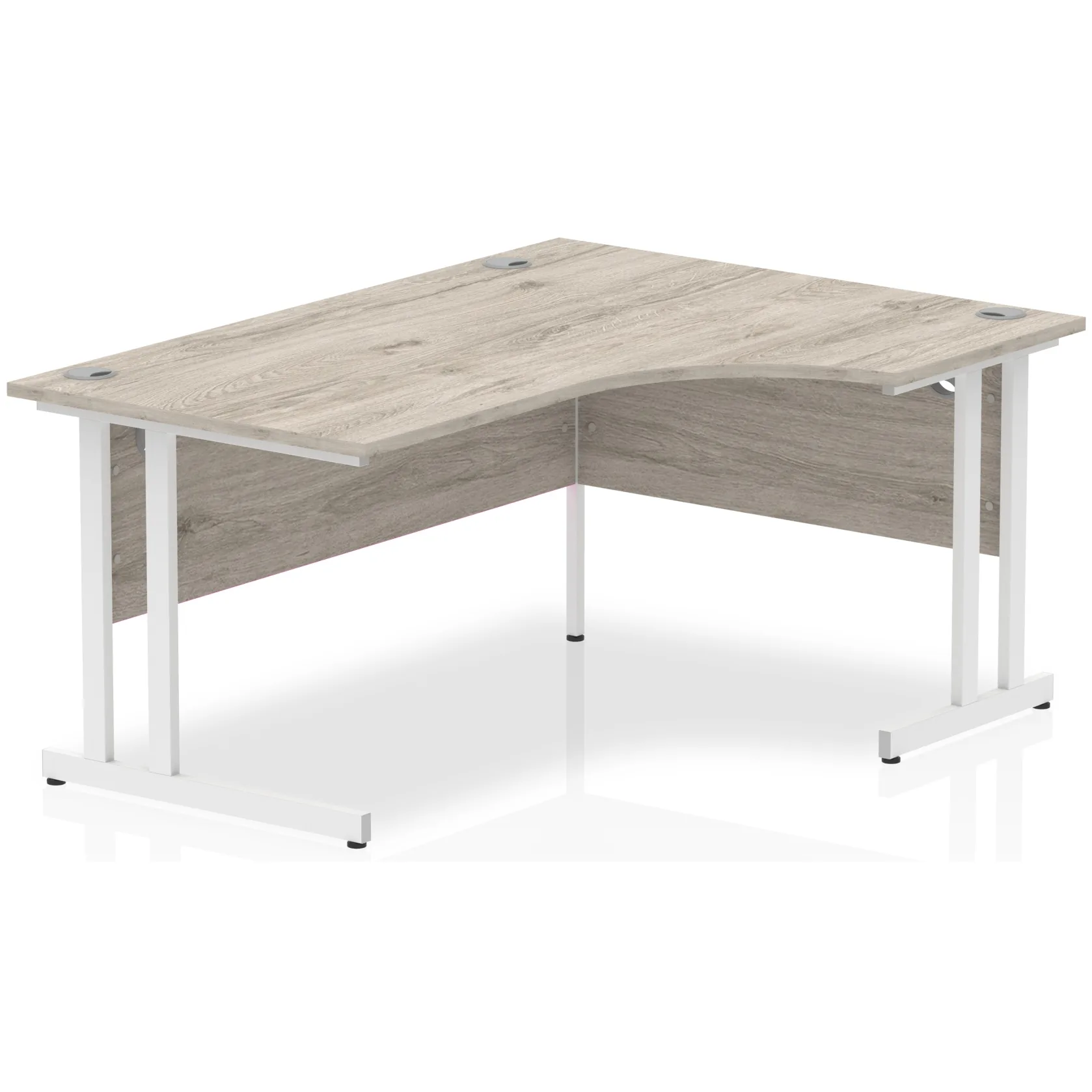 Impulse Cantilever Crescent Corner Office Desk