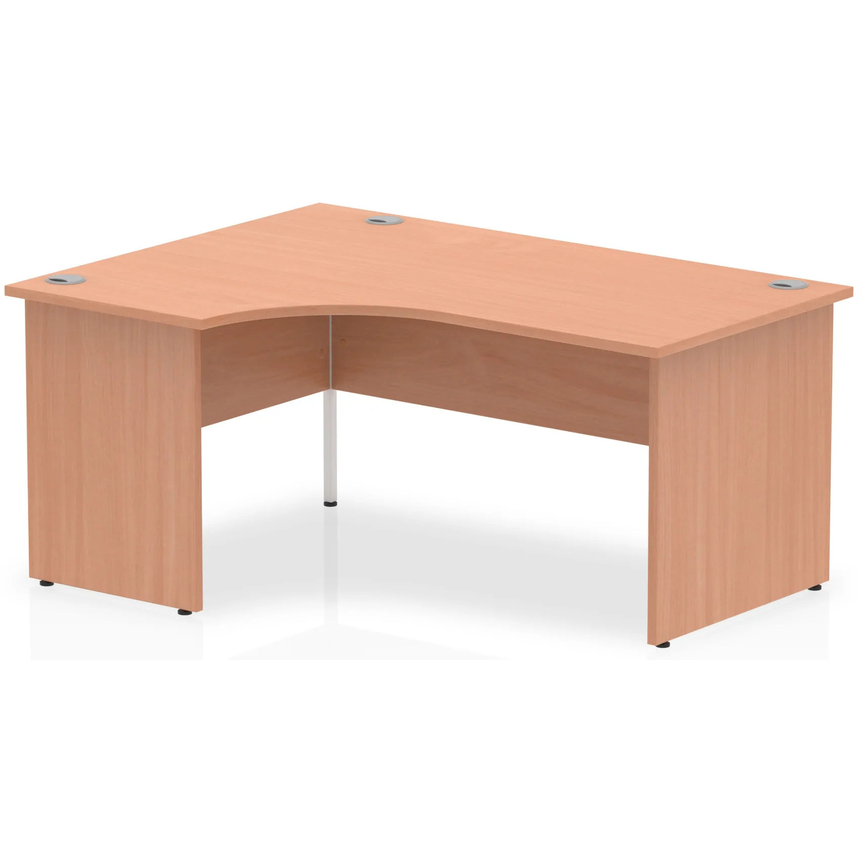 Impulse Panel End Crescent Corner Office Desk