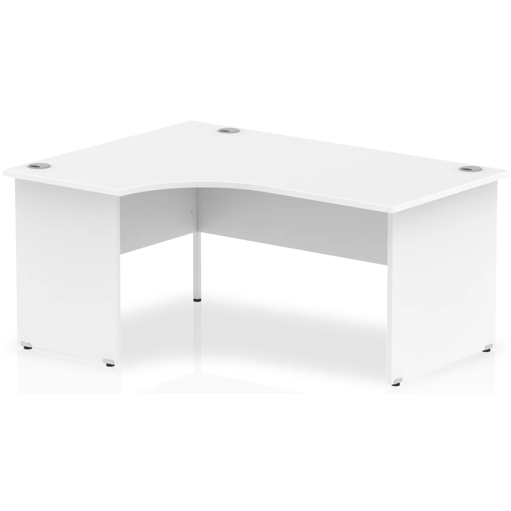 Impulse Panel End Crescent Corner Office Desk