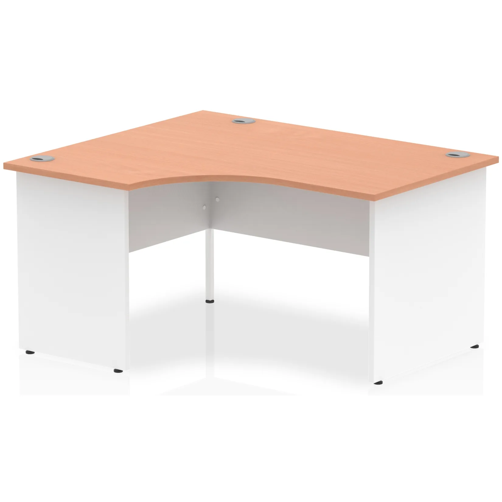 Impulse Panel End Crescent Corner Office Desk