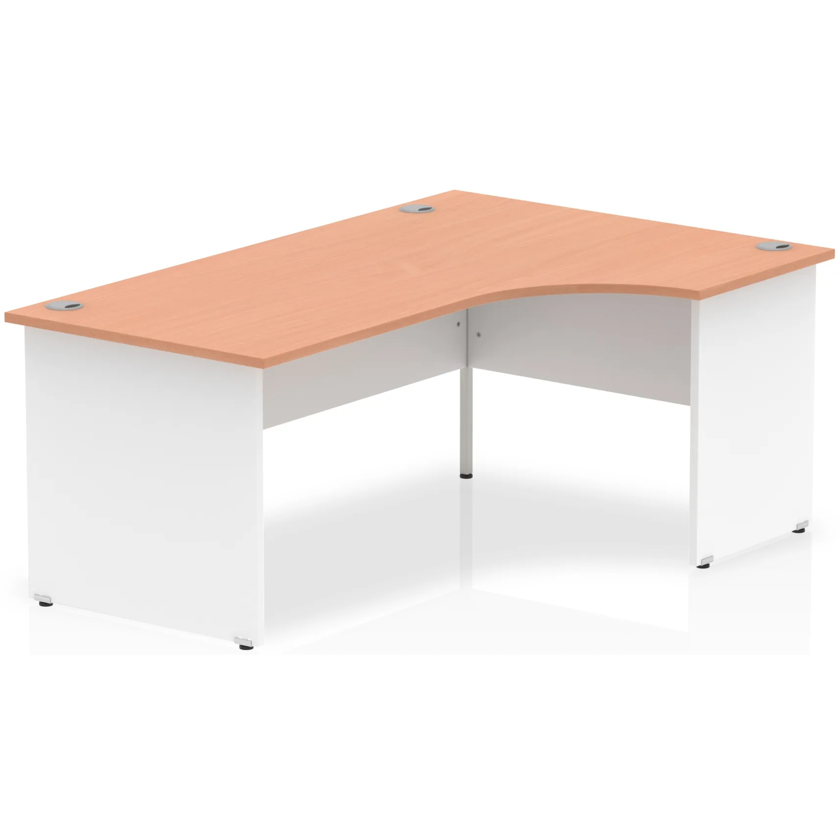 Impulse Panel End Crescent Corner Office Desk