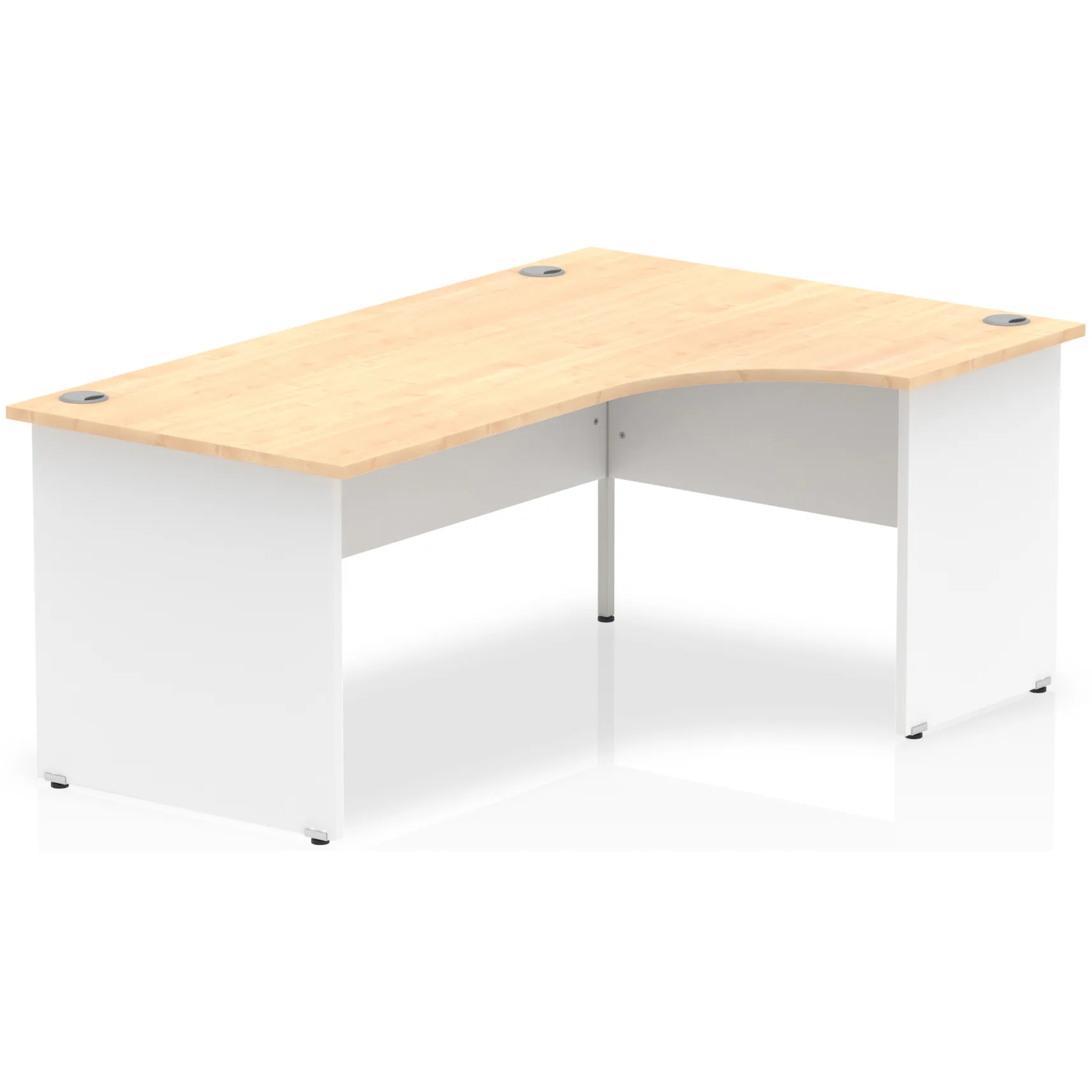 Impulse Panel End Crescent Corner Office Desk