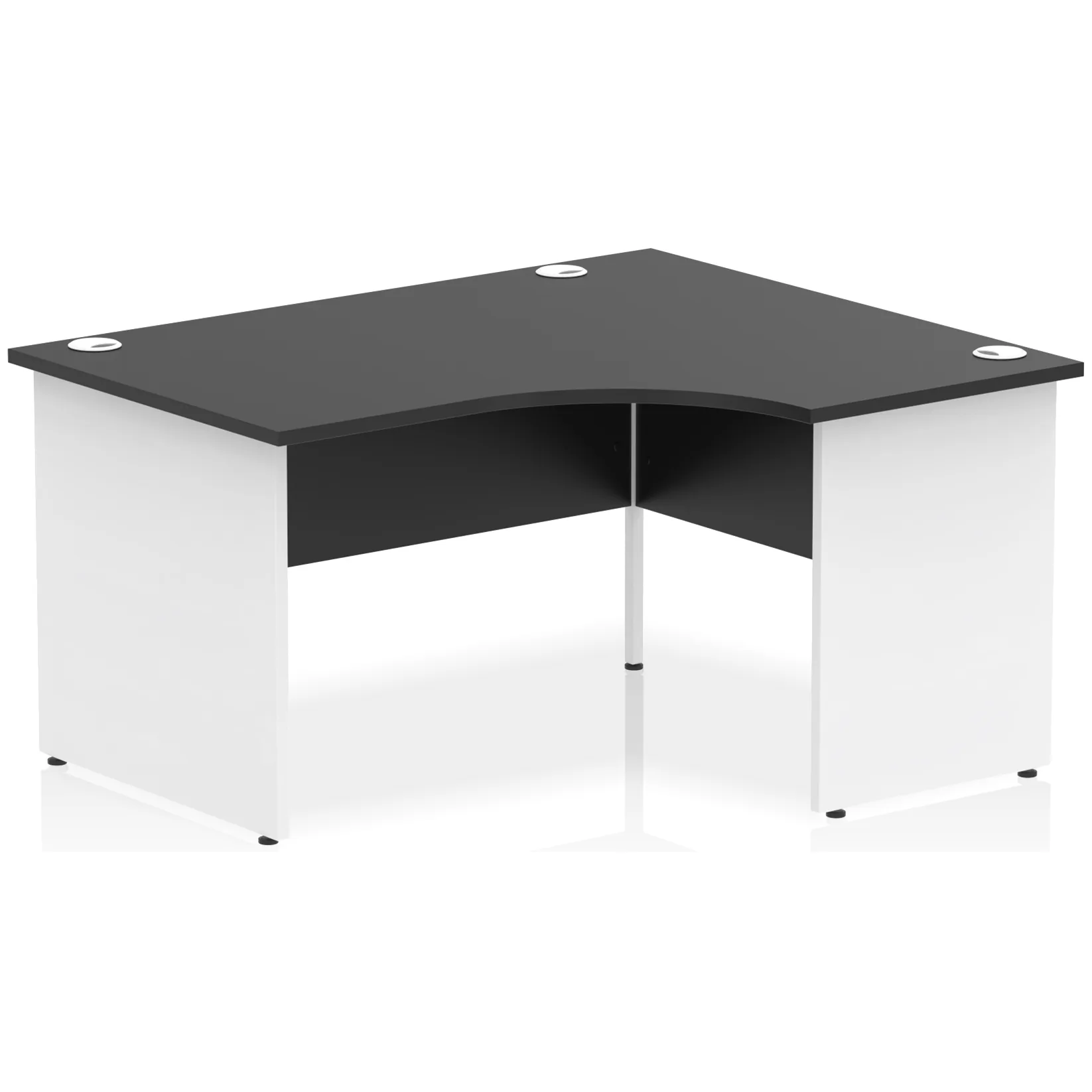 Impulse Panel End Crescent Corner Office Desk