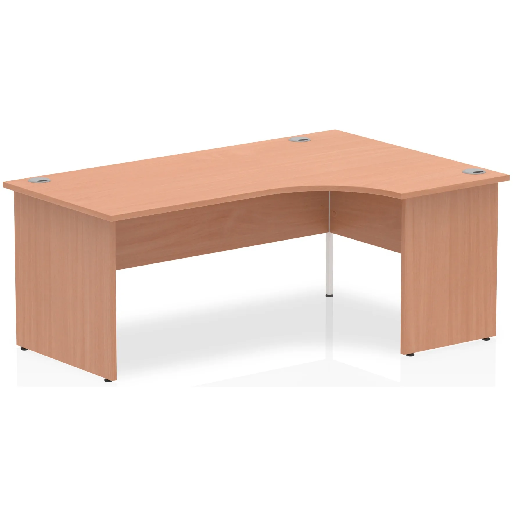 Impulse Panel End Crescent Corner Office Desk