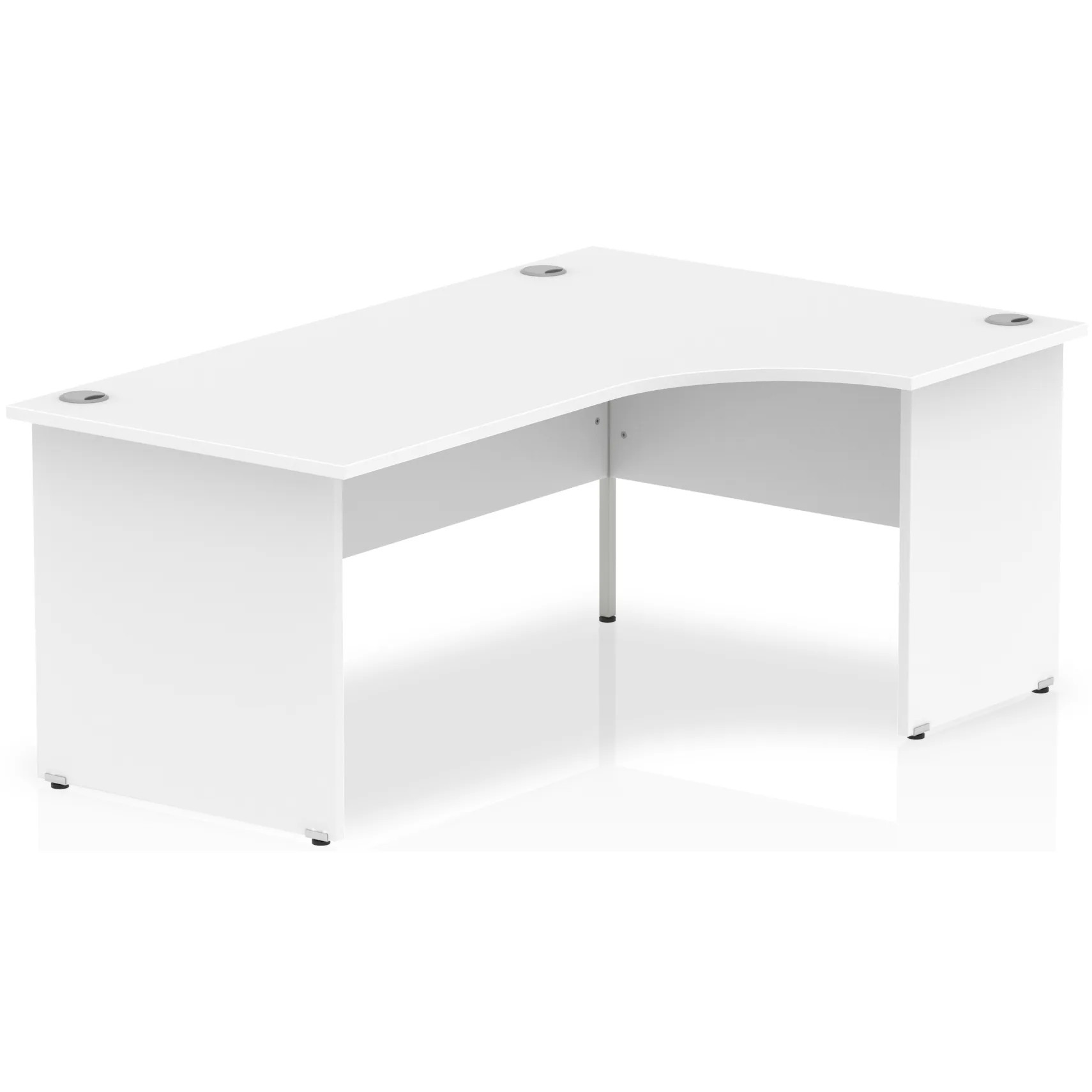 Impulse Panel End Crescent Corner Office Desk