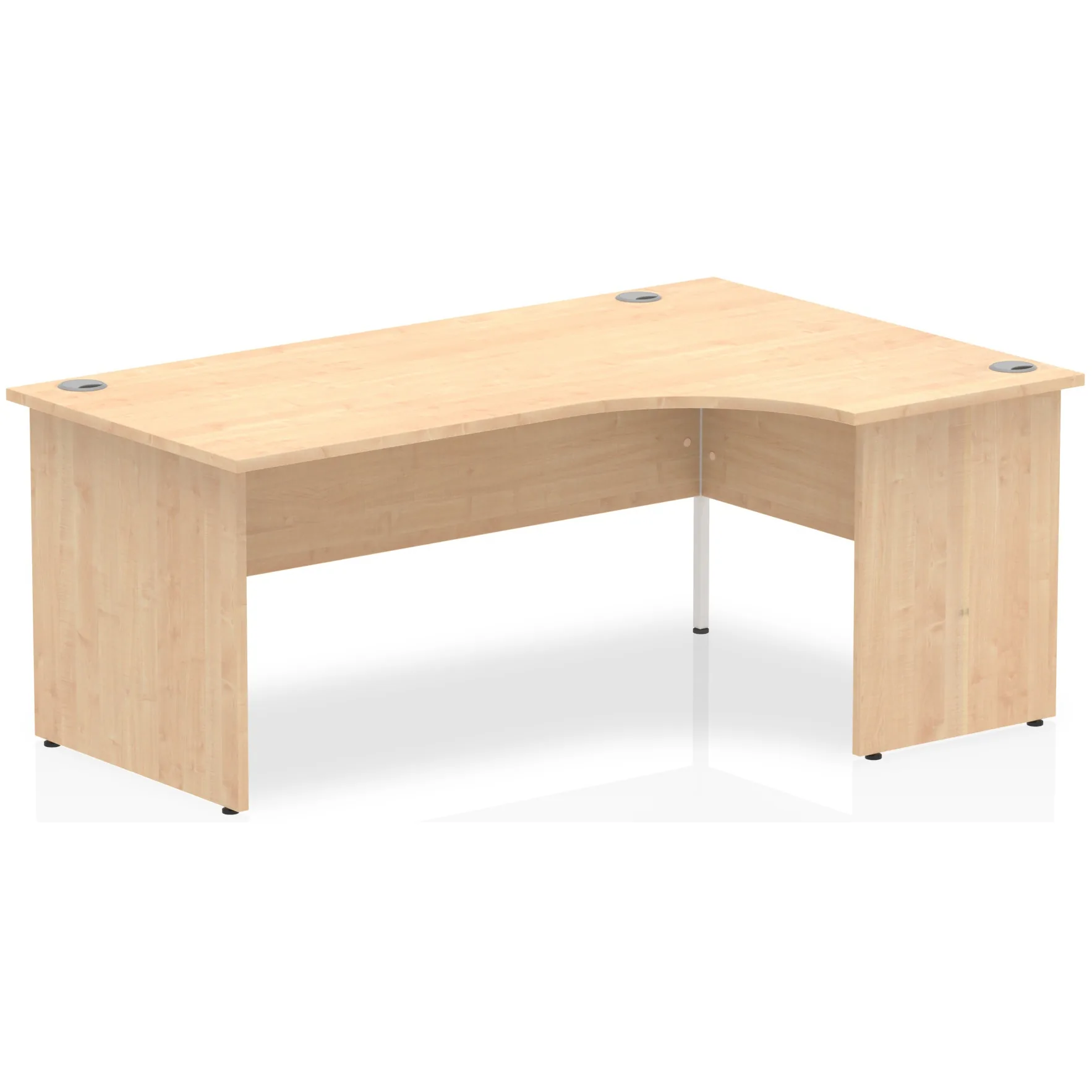 Impulse Panel End Crescent Corner Office Desk
