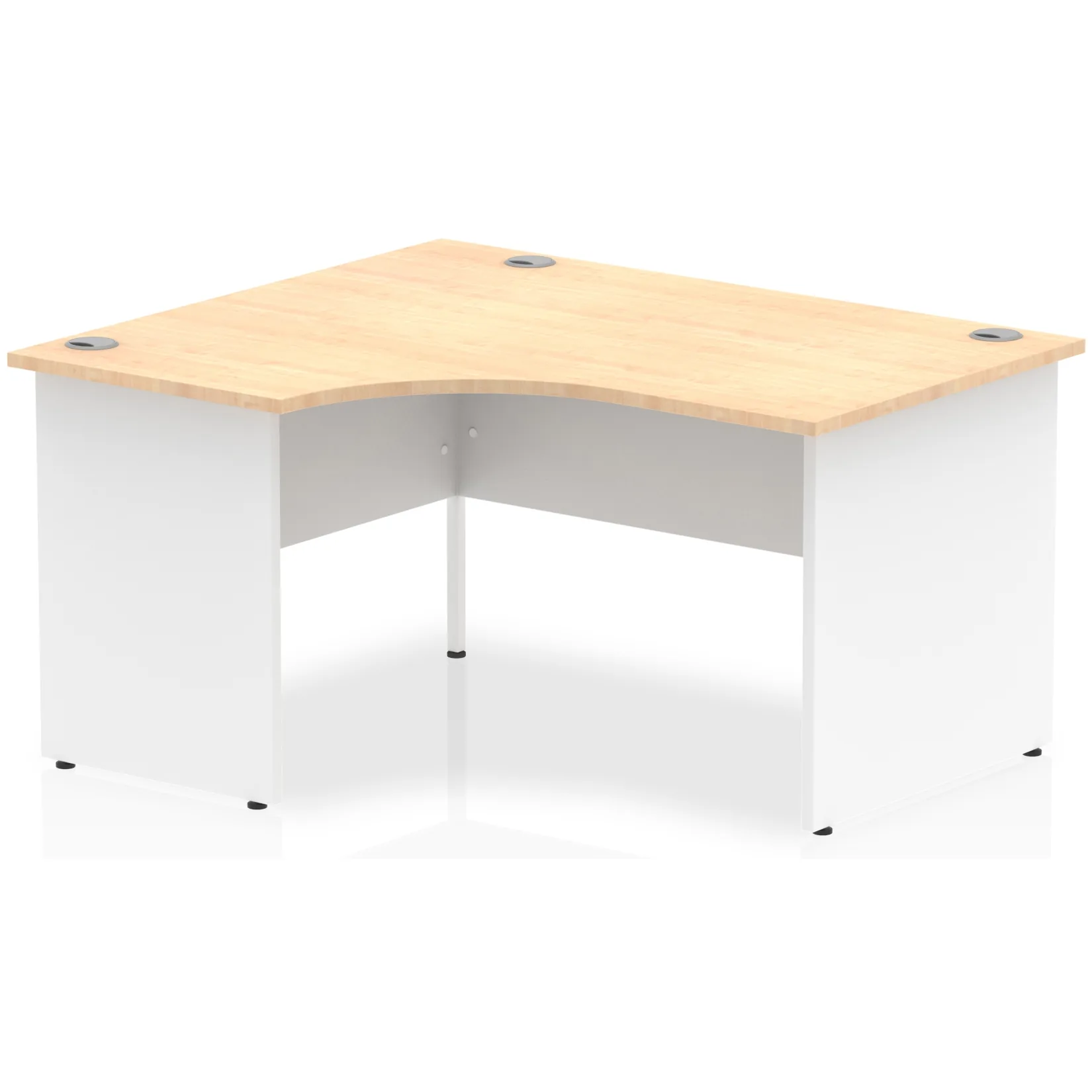 Impulse Panel End Crescent Corner Office Desk