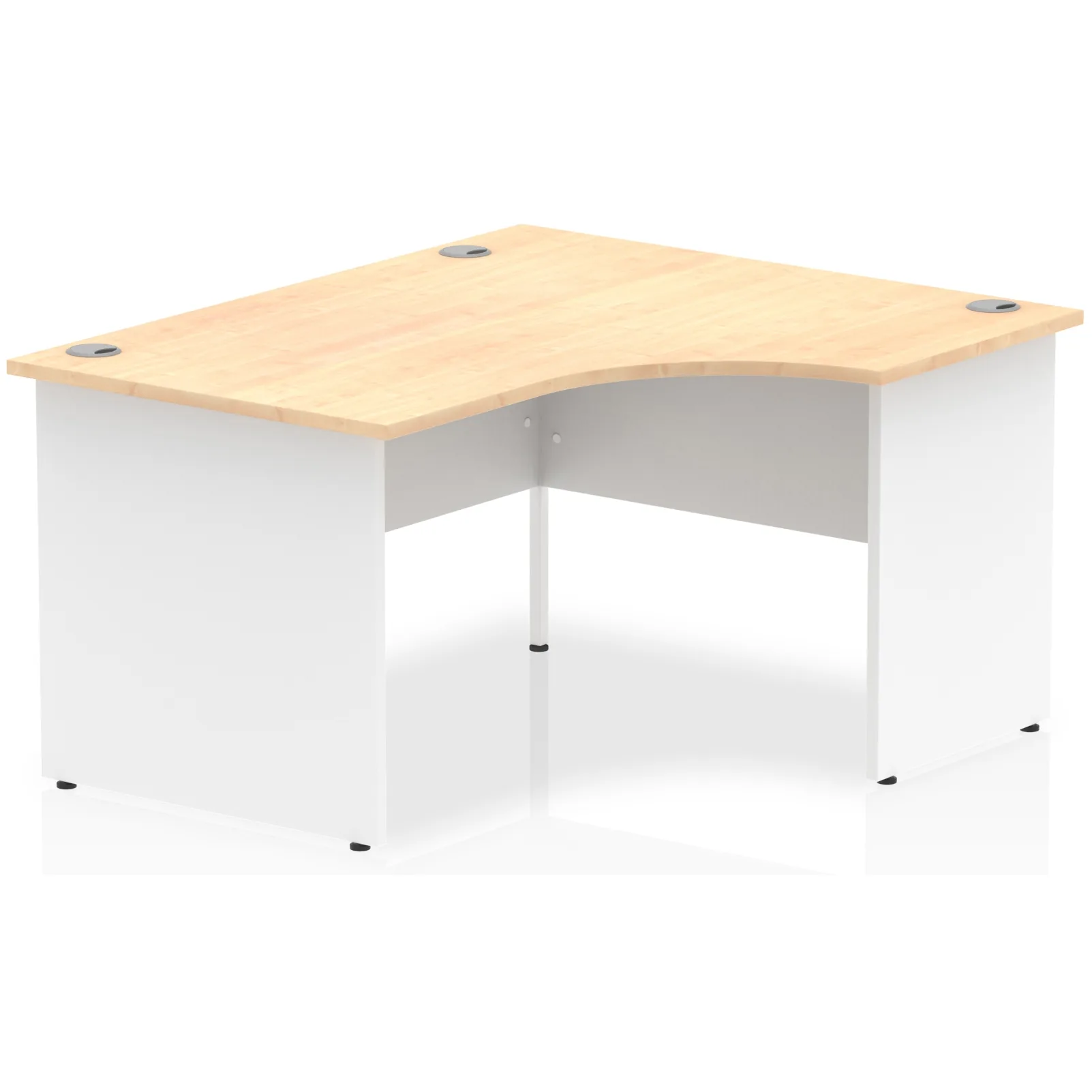Impulse Panel End Crescent Corner Office Desk