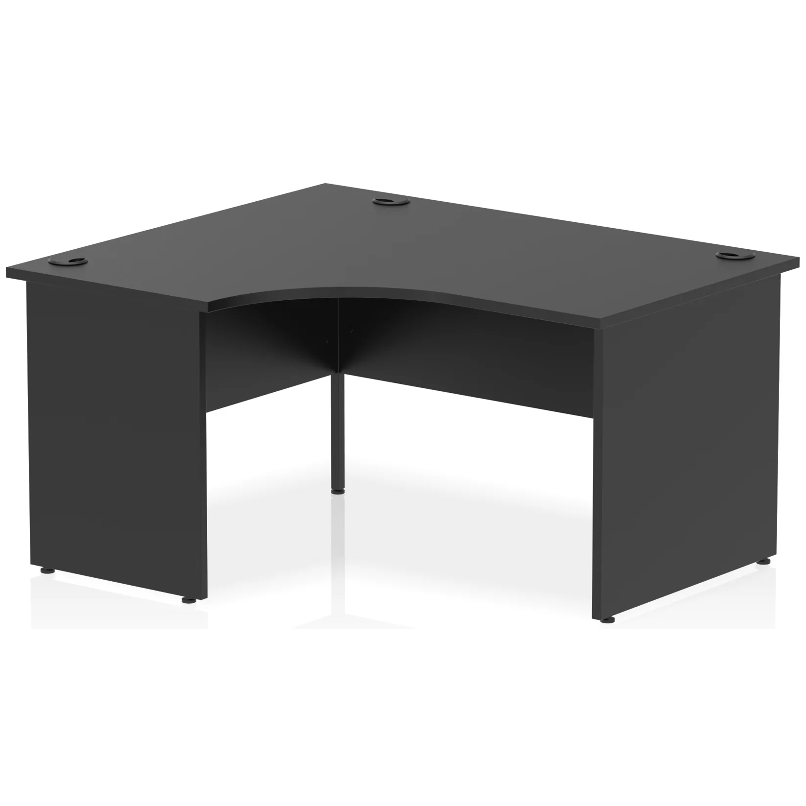 Impulse Panel End Crescent Corner Office Desk