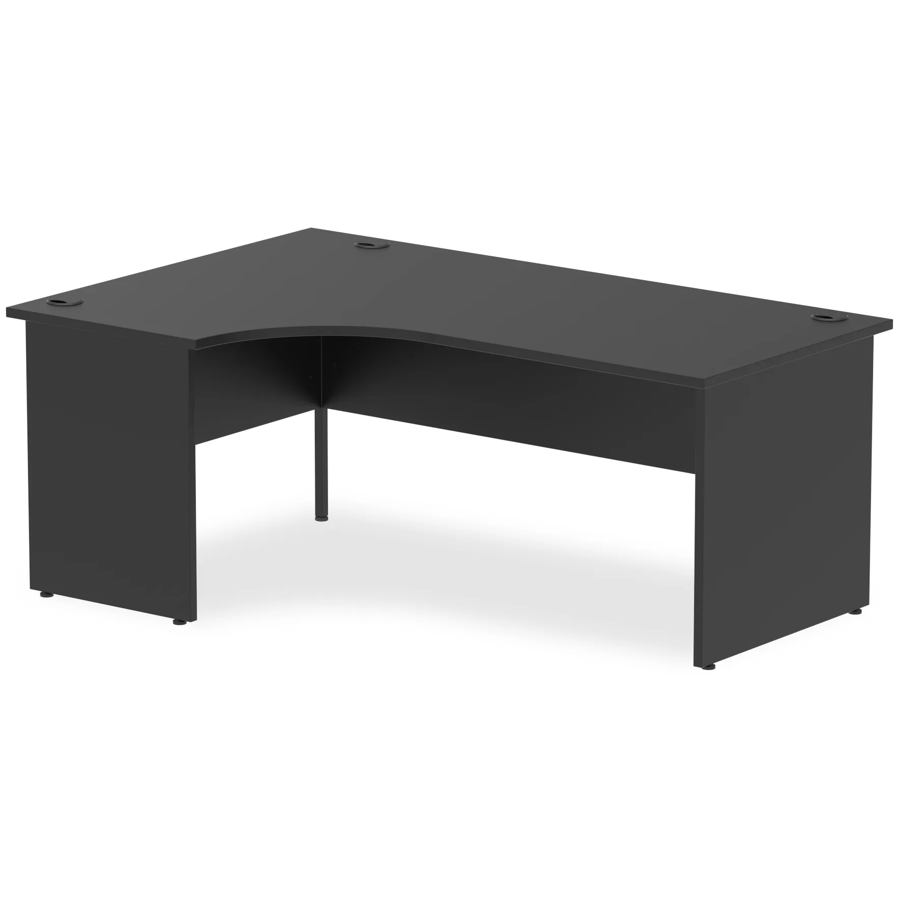 Impulse Panel End Crescent Corner Office Desk