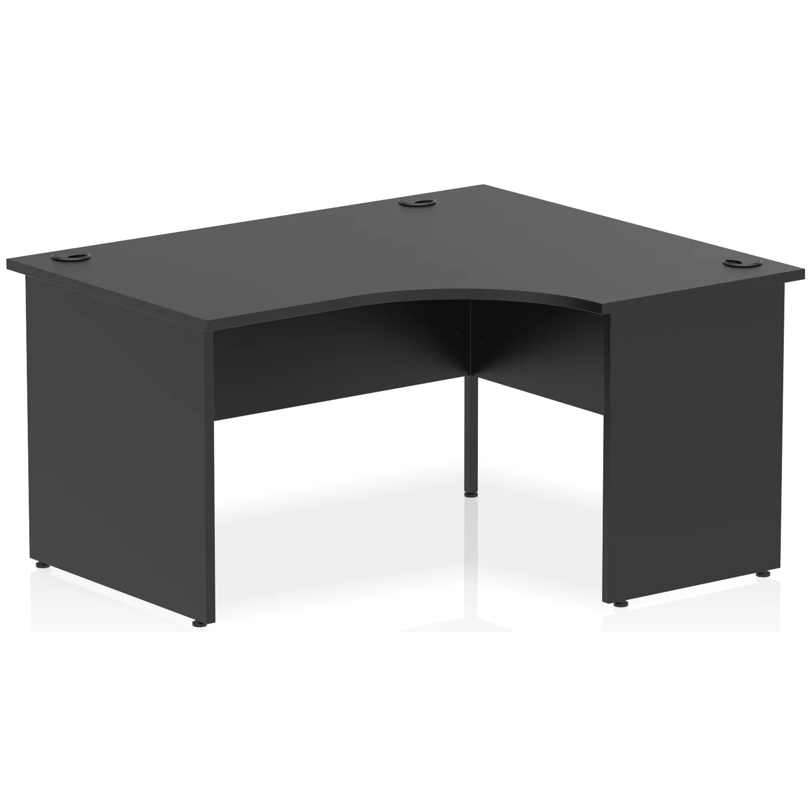 Impulse Panel End Crescent Corner Office Desk