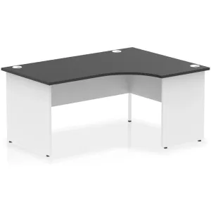 Impulse Panel End Crescent Corner Office Desk