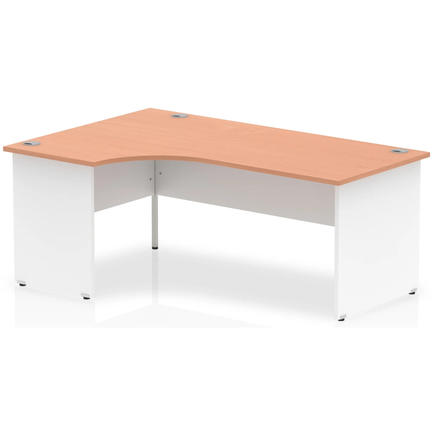 Impulse Panel End Crescent Corner Office Desk