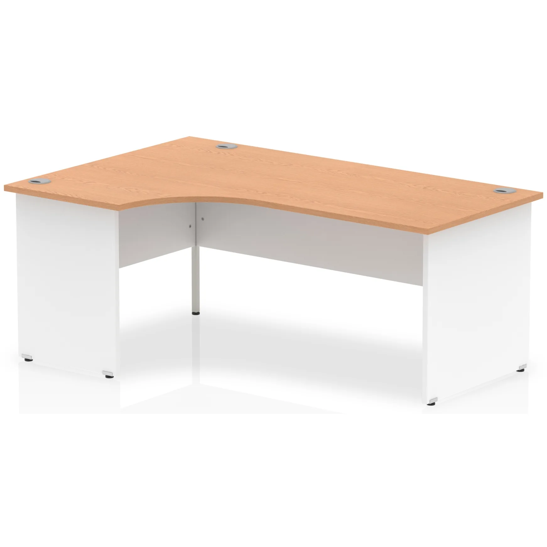 Impulse Panel End Crescent Corner Office Desk