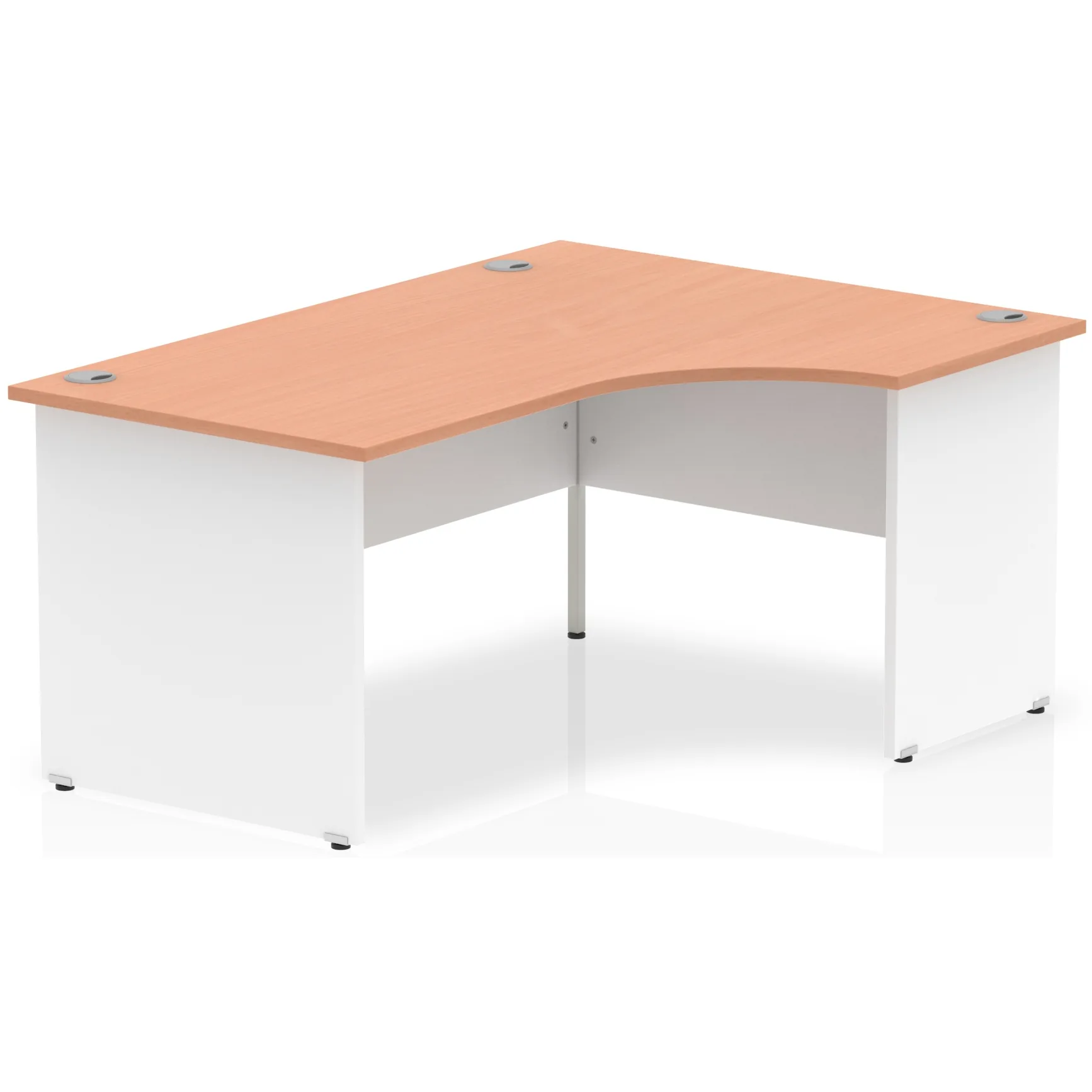 Impulse Panel End Crescent Corner Office Desk