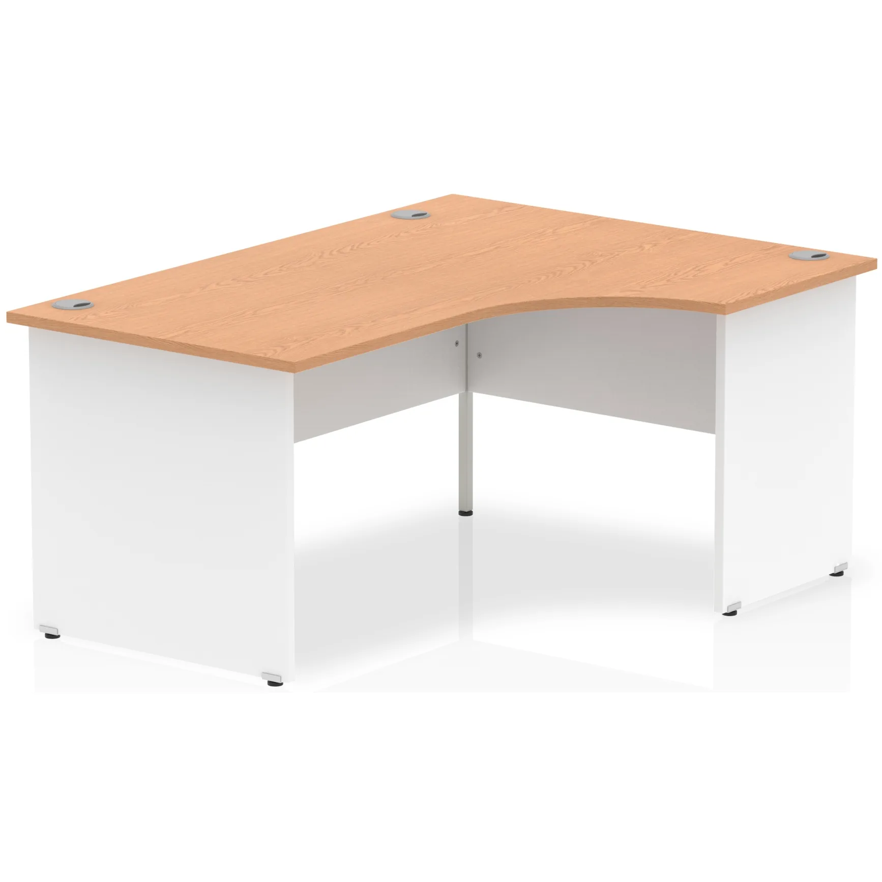 Impulse Panel End Crescent Corner Office Desk
