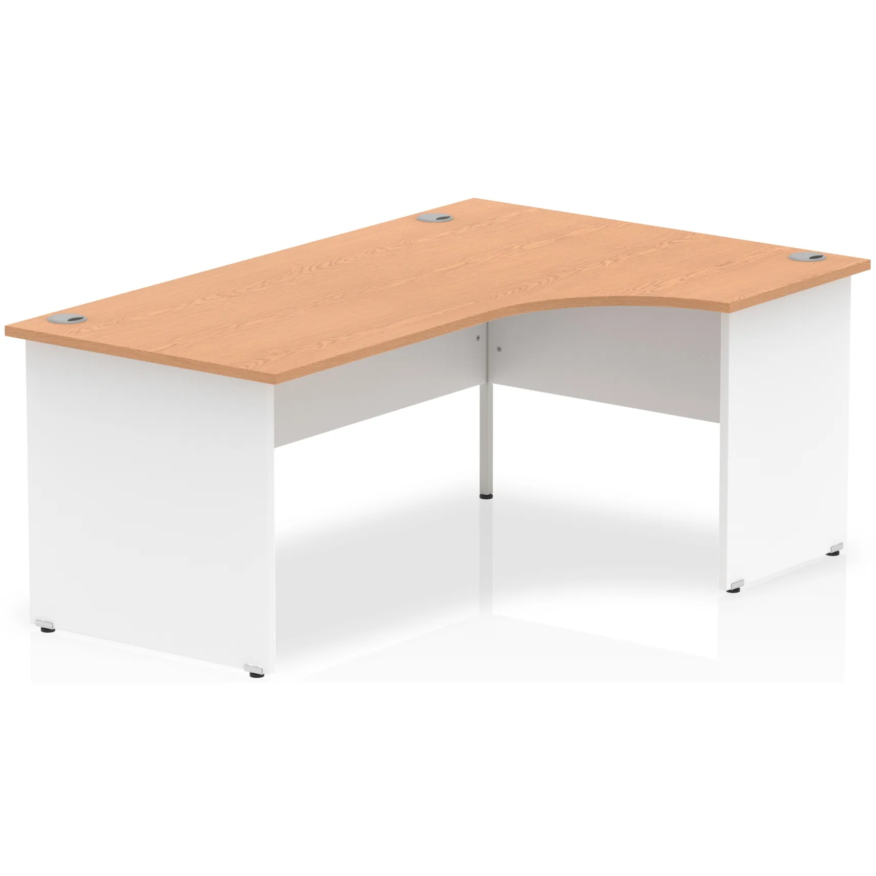 Impulse Panel End Crescent Corner Office Desk