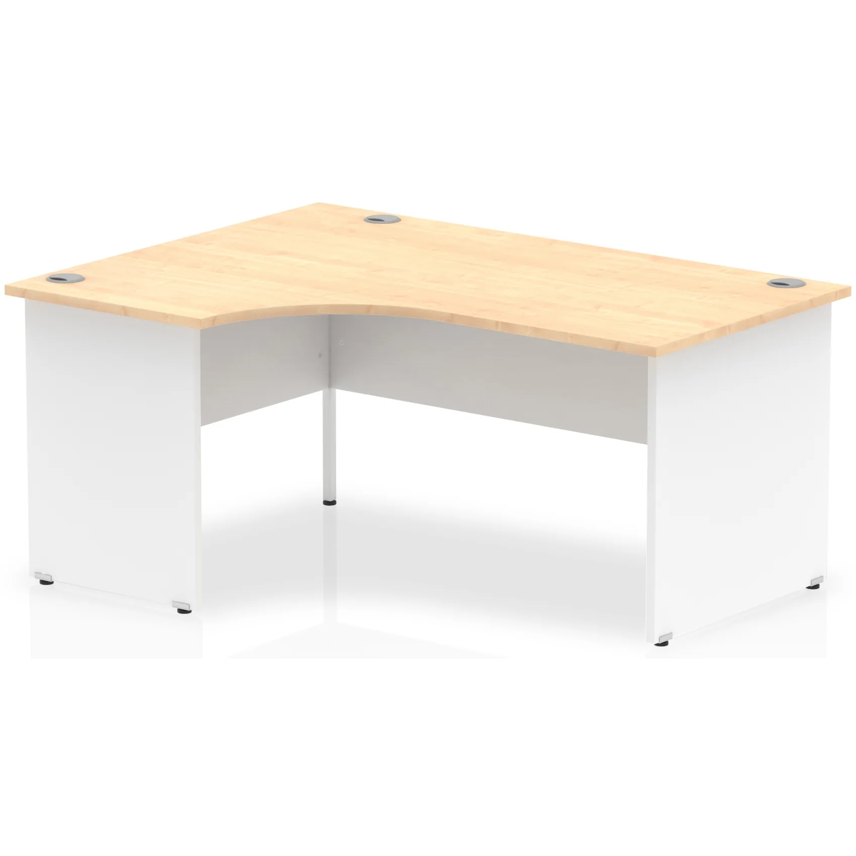 Impulse Panel End Crescent Corner Office Desk
