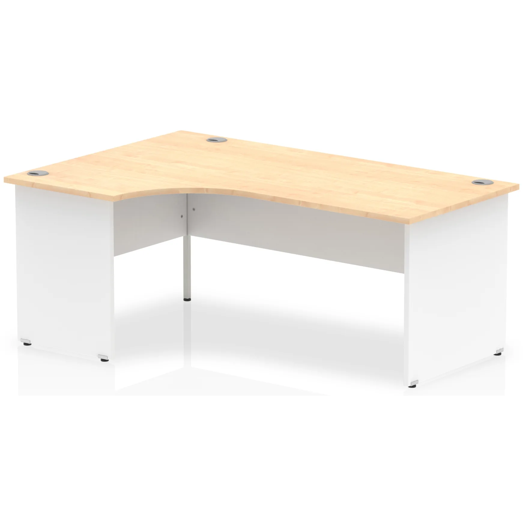 Impulse Panel End Crescent Corner Office Desk