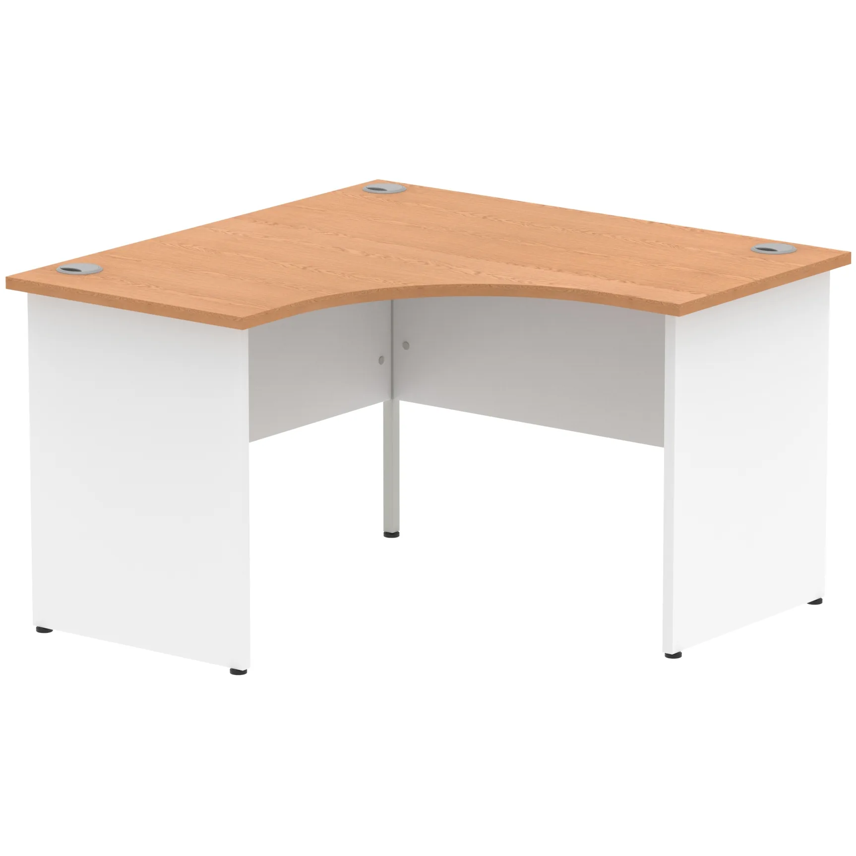 Impulse Panel End Crescent Corner Office Desk