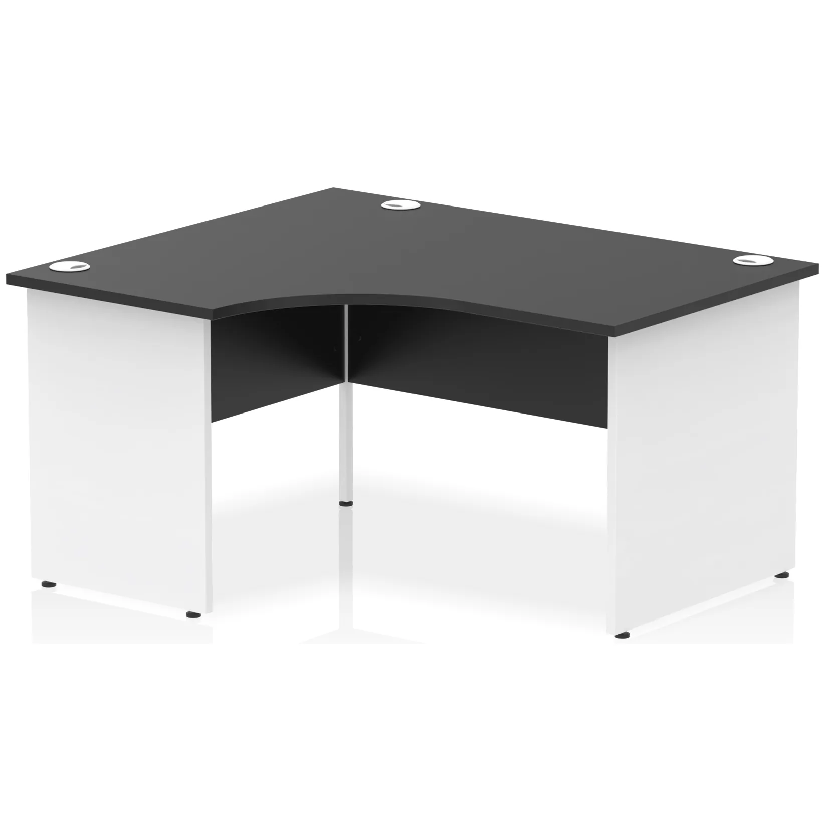 Impulse Panel End Crescent Corner Office Desk