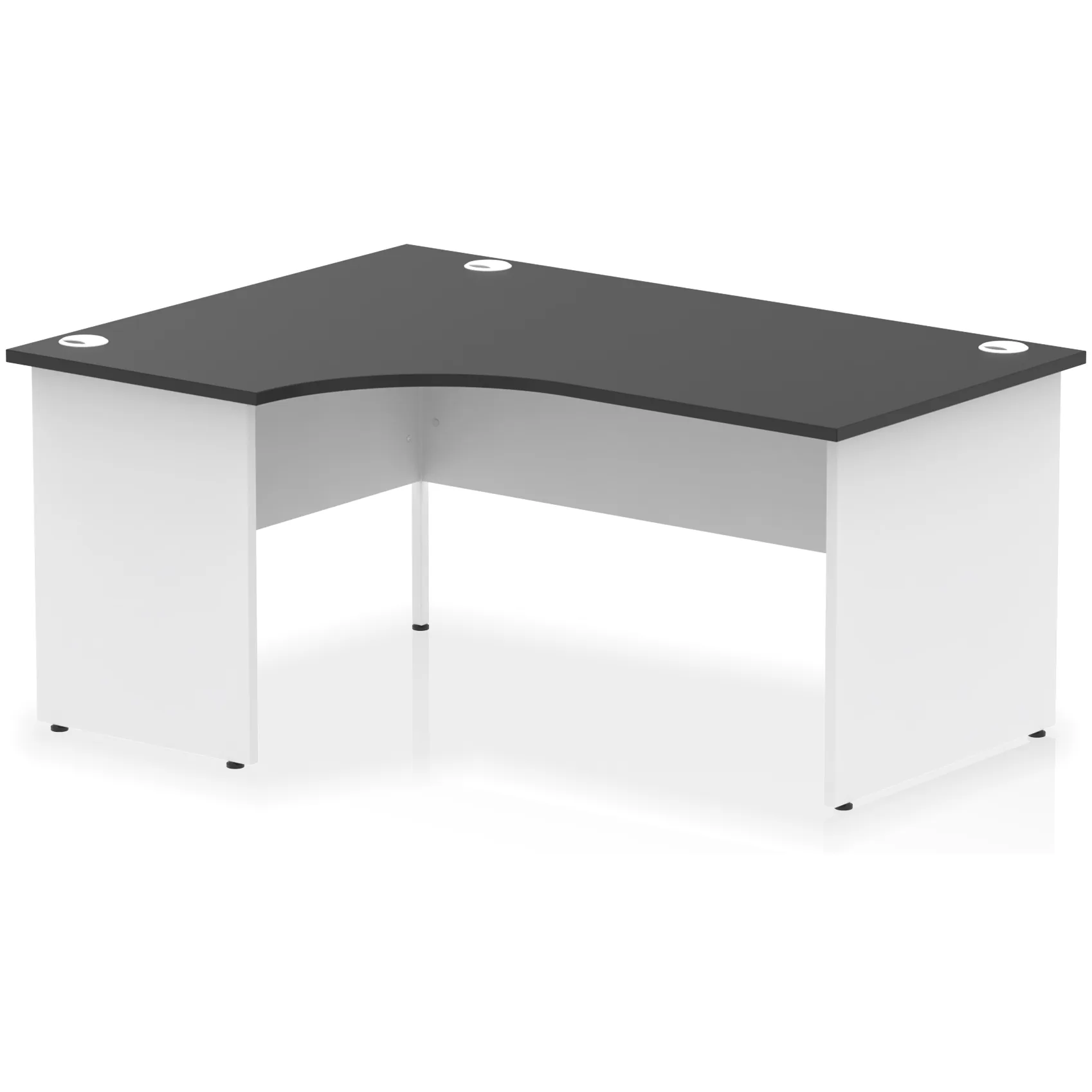 Impulse Panel End Crescent Corner Office Desk