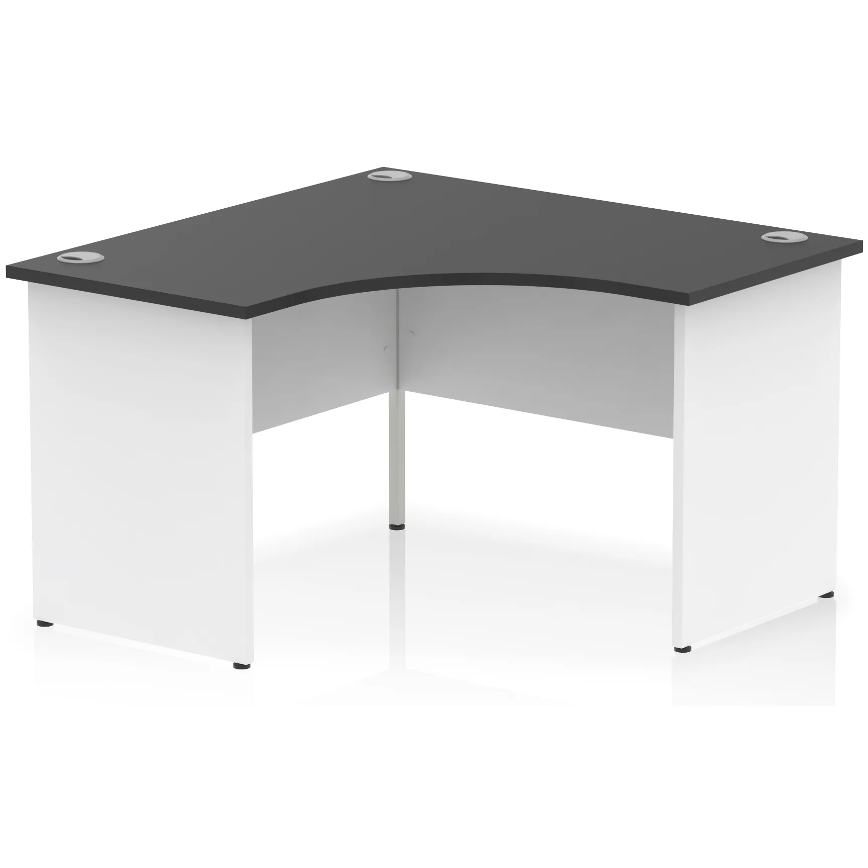 Impulse Panel End Crescent Corner Office Desk