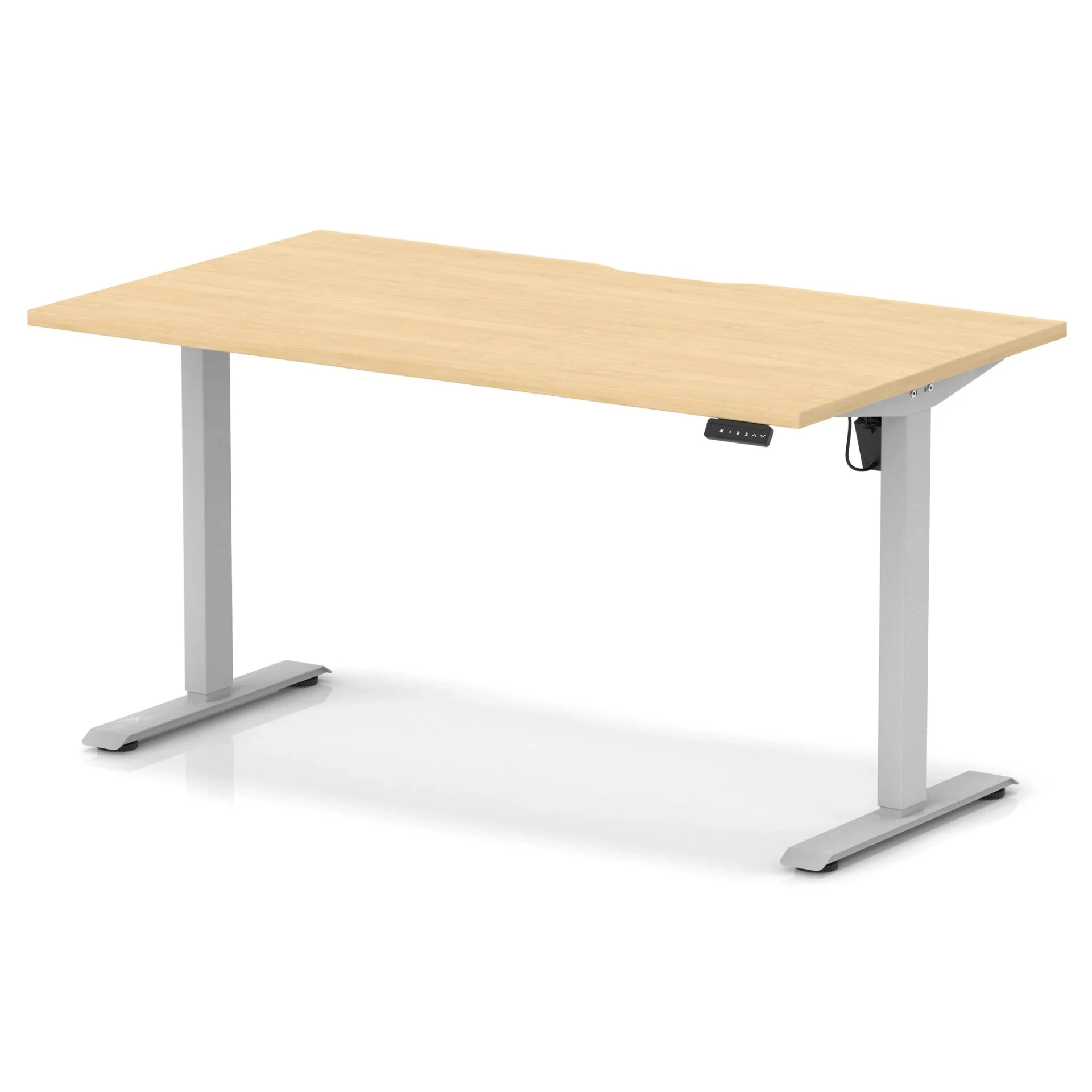 Air Lite Scalloped Edge Height Adjustable Standing Desk