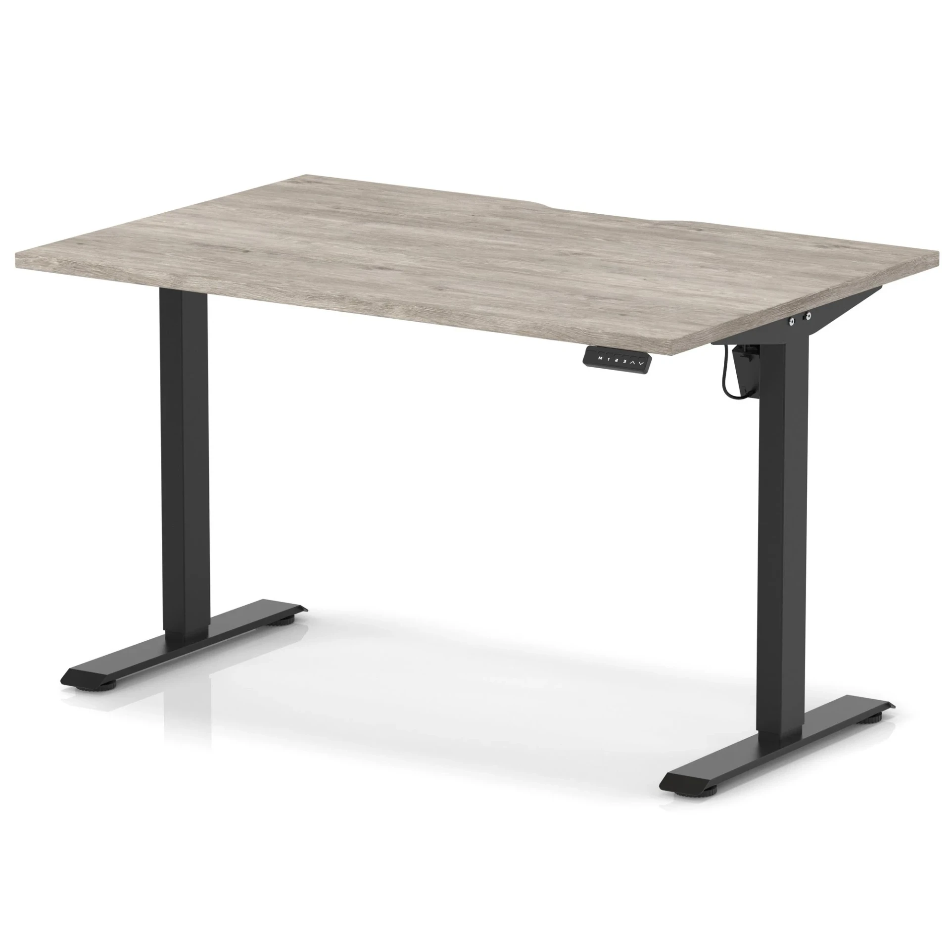 Air Lite Scalloped Edge Height Adjustable Standing Desk