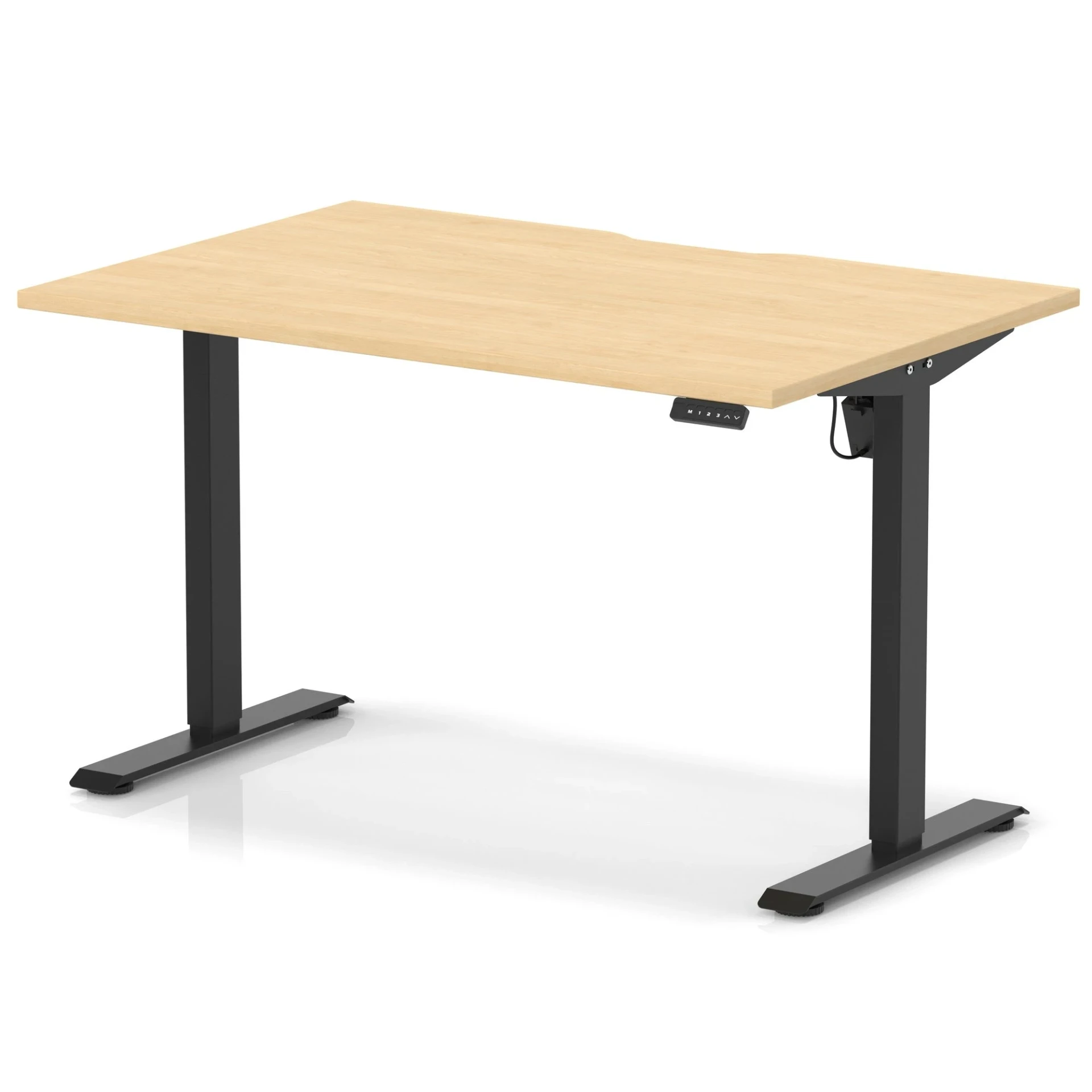 Air Lite Scalloped Edge Height Adjustable Standing Desk